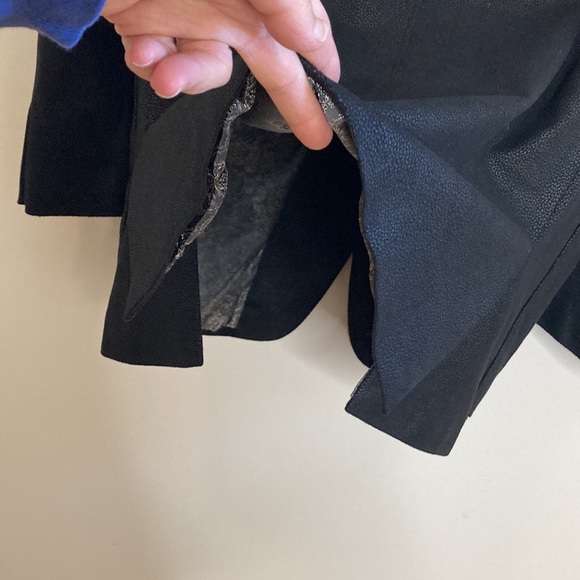 Coppley Sport Coat Mens 40R Black Faux Suede Velvet Blazer Bachelor Party Vegas - Picture 10 of 15